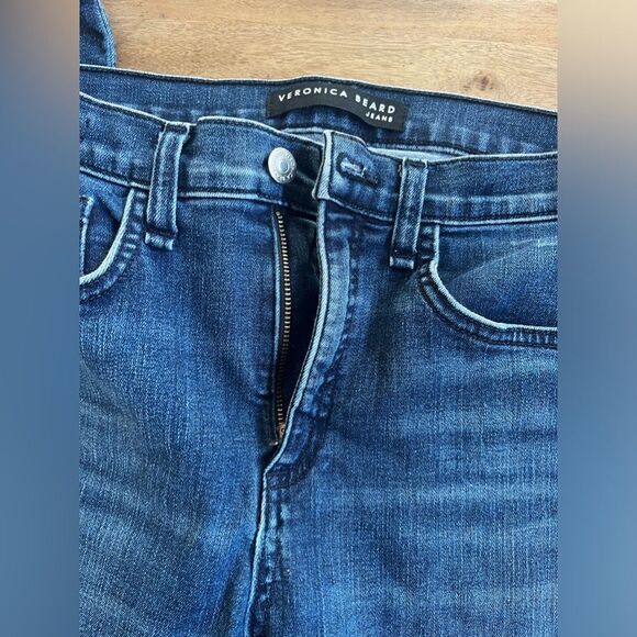 Veronica Beard Kate 10"
Skinny With Blue Tuxedo Stripes; Size 27/4 - Picture 6 of 10